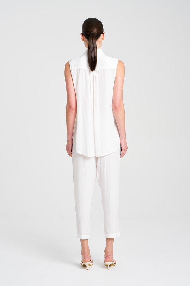 SEPTEMBER PRE ORDER Mela Purdie Soft Capri F67 1615 - WHITE OR LEATHER