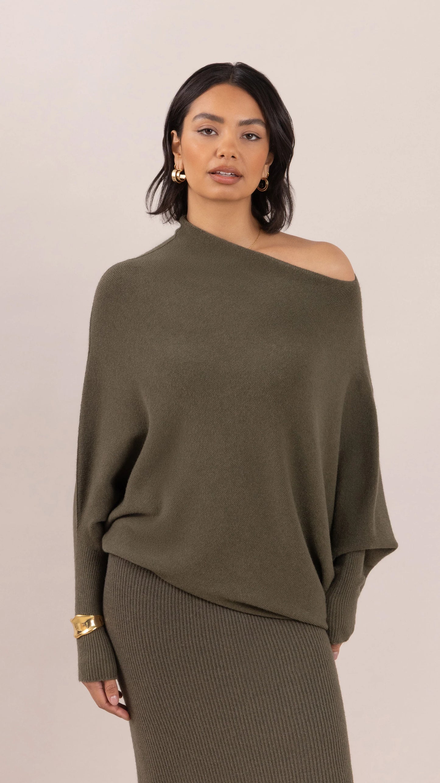 Charli London NATALIE Sweater - KHAKI