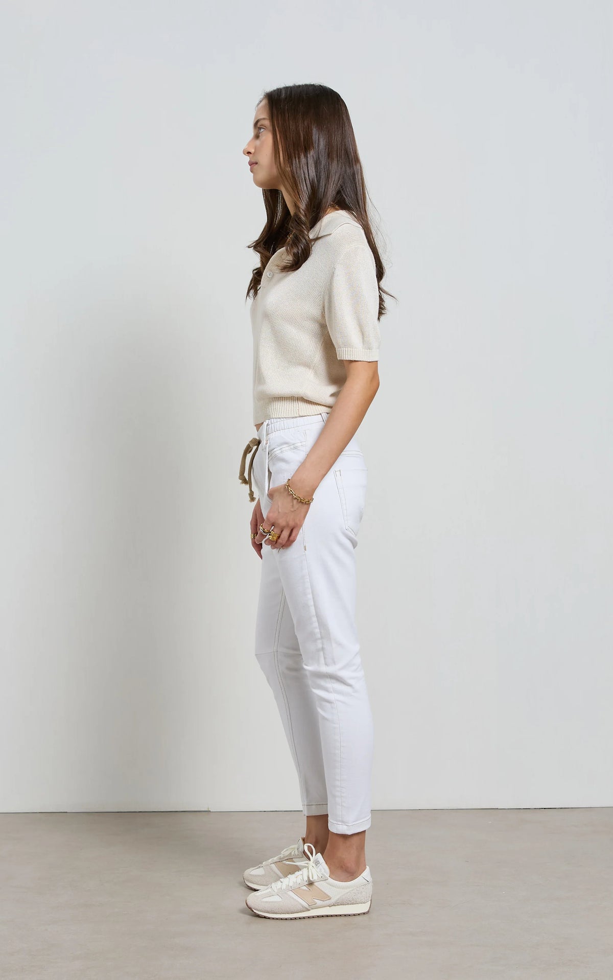 DRICOPER Active Denim White Jeans