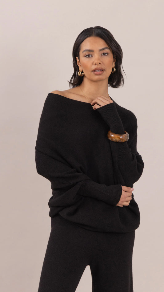 Charli London NATALIE Sweater - BLACK