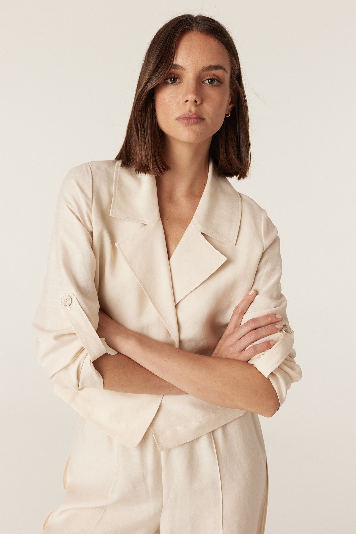 Cable Melbourne Goldie Jacket - Ecru