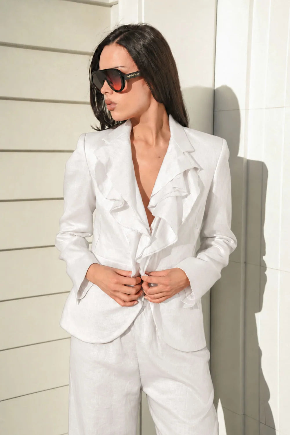 Trelise Cooper Risky Frillness Jacket - White
