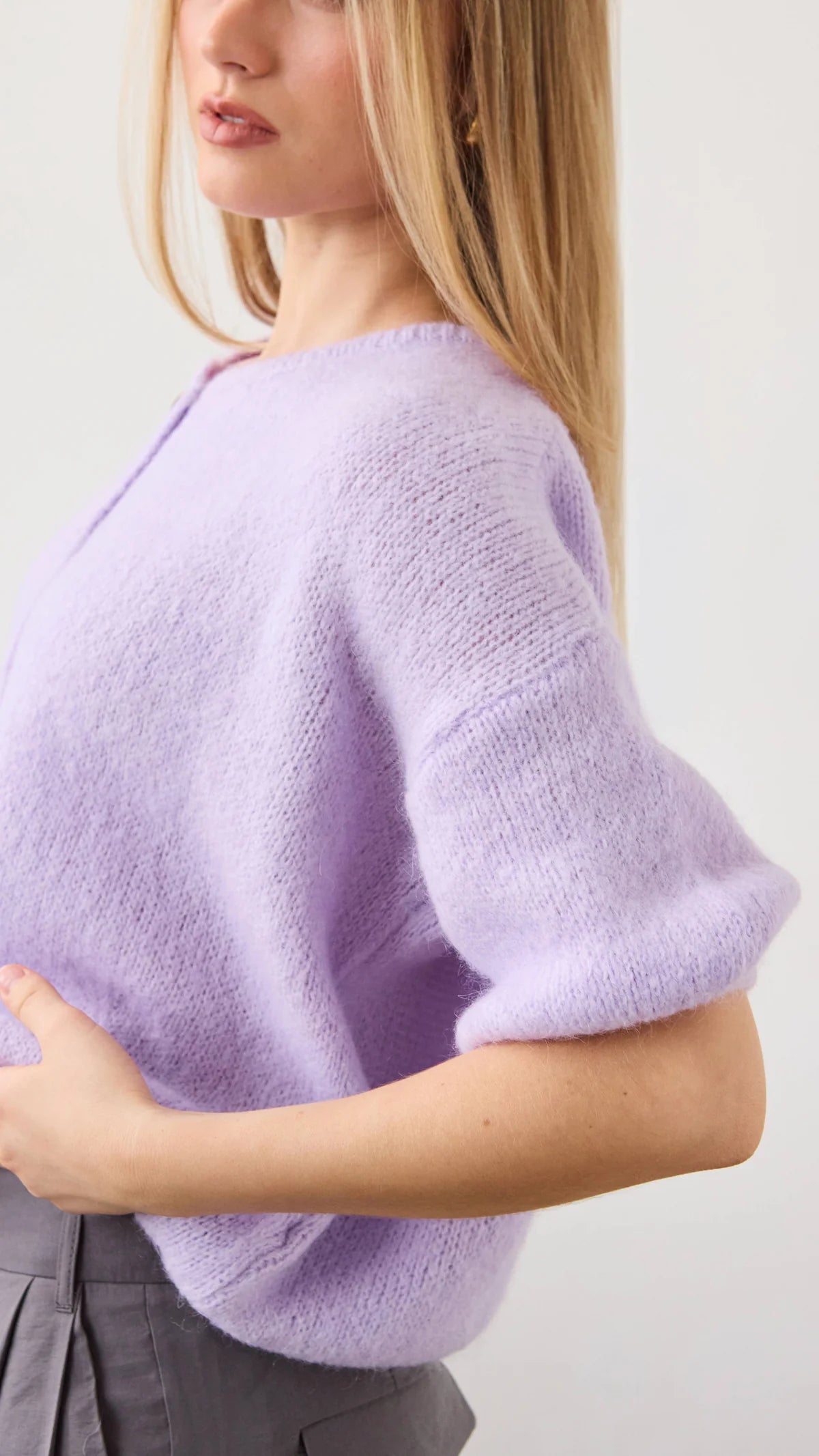 Pre Order AUGUST CHARLI London Emme Cardigan - LILAC
