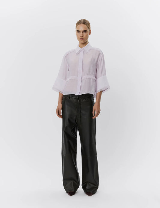 DAY Birger Et Mikkelsen NASH Shirt 
REFINED FRINGES - LAVENDER FOG