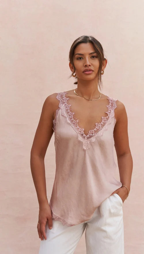 Pre Order AUGUST CHARLI London Solange Camisole - BLUSH