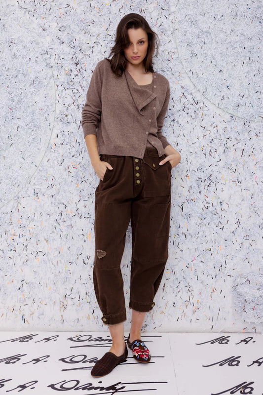 Maud Dainty Trucker - Chocolate