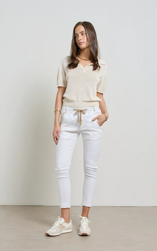 DRICOPER Active Denim White Jeans