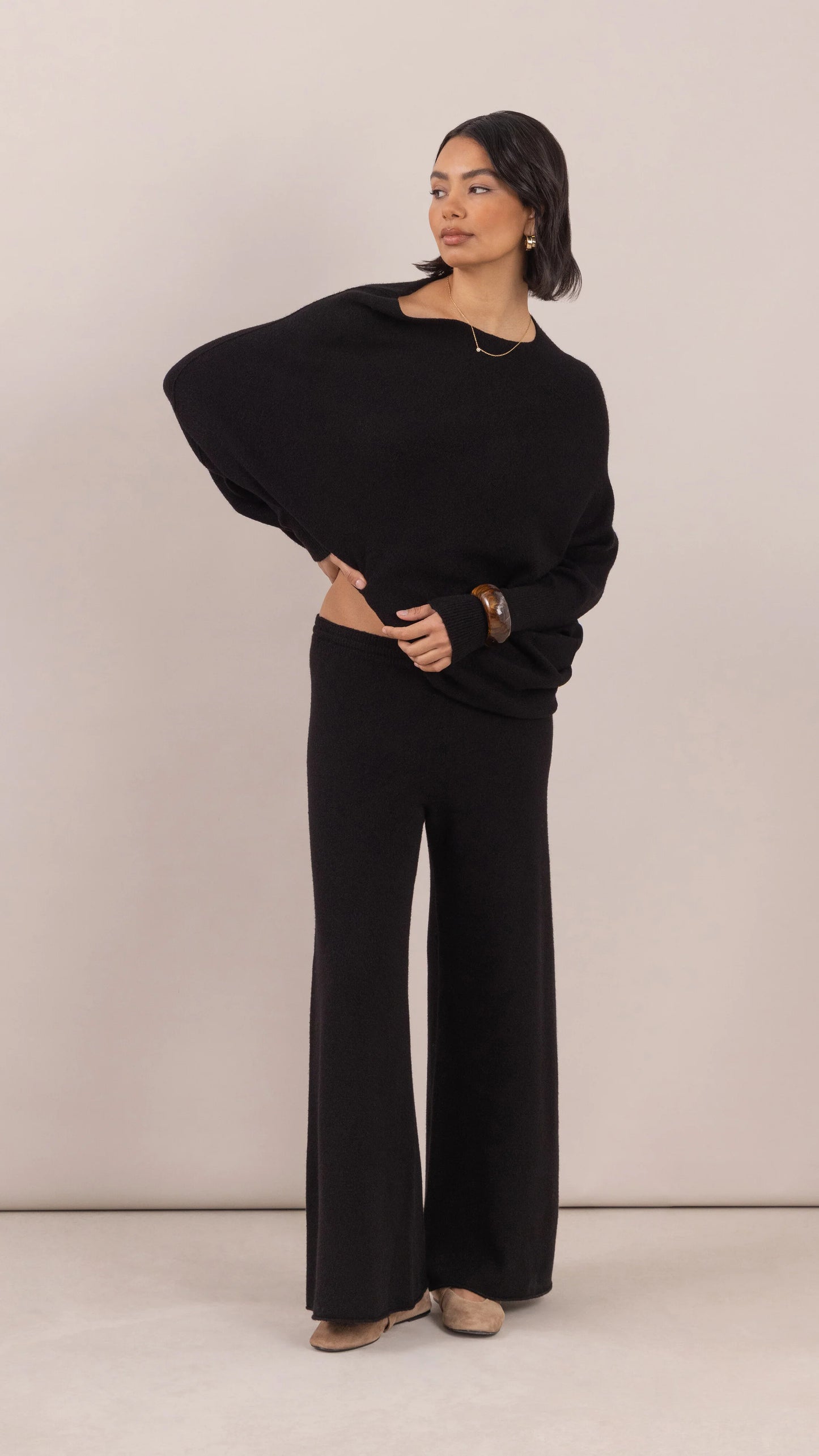 CHARLI London Micha Trousers - BLACK