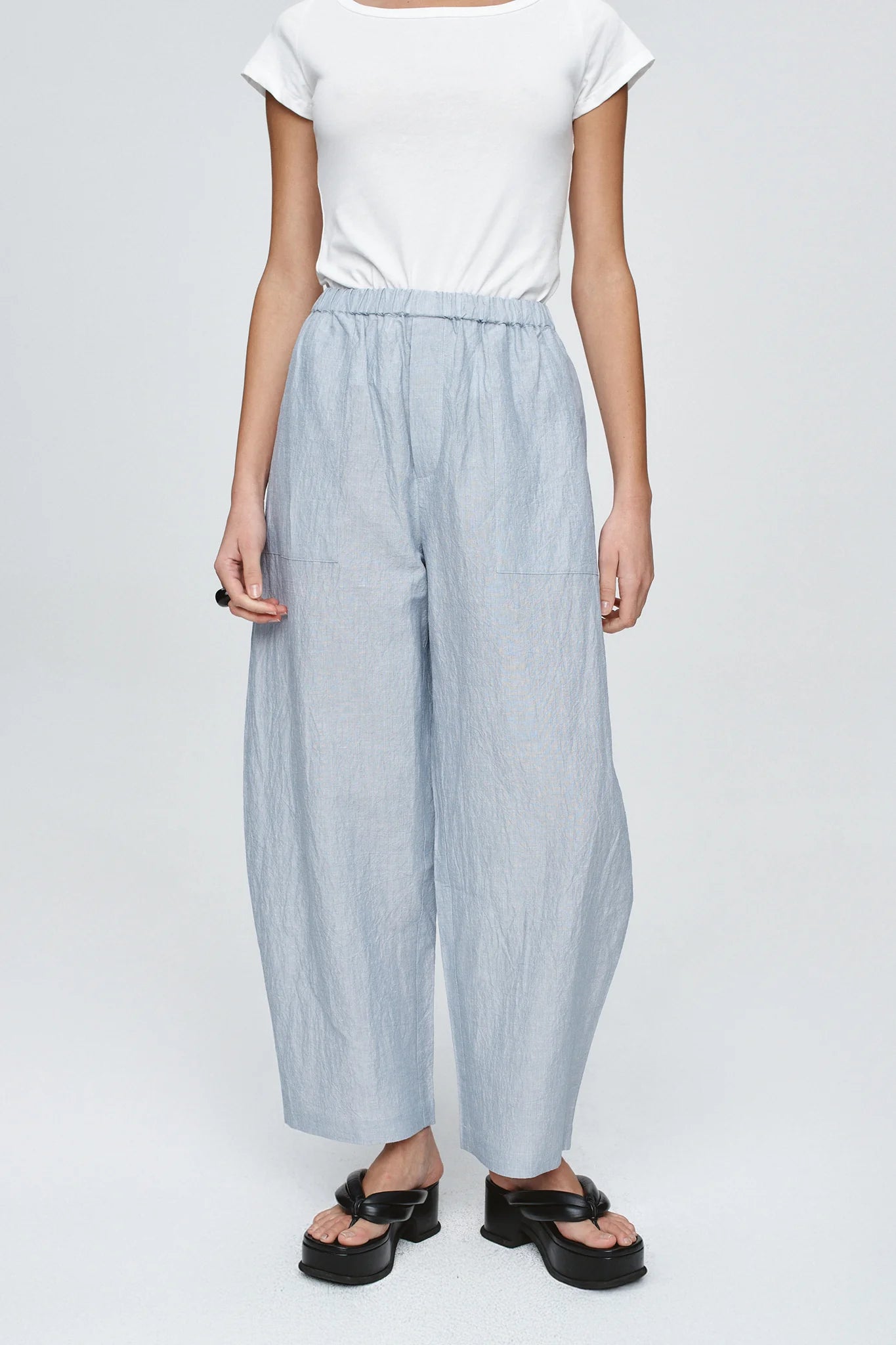 MARLE Ellidy Pant - Bleu Stripe