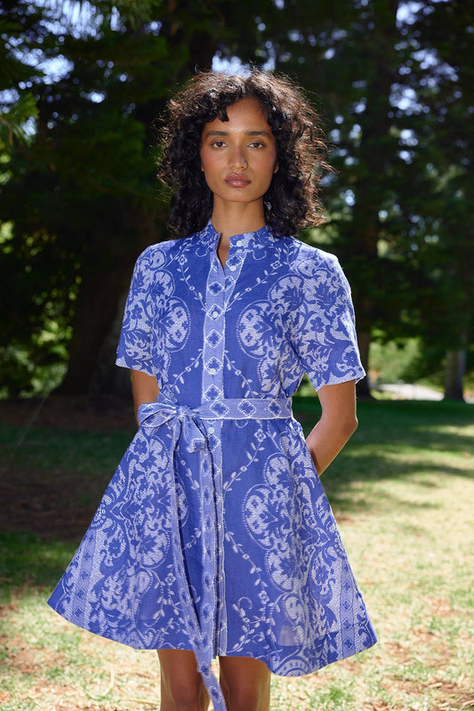 ASTON STUDIO Nami Dress - ROYAL/ ANTIQUE