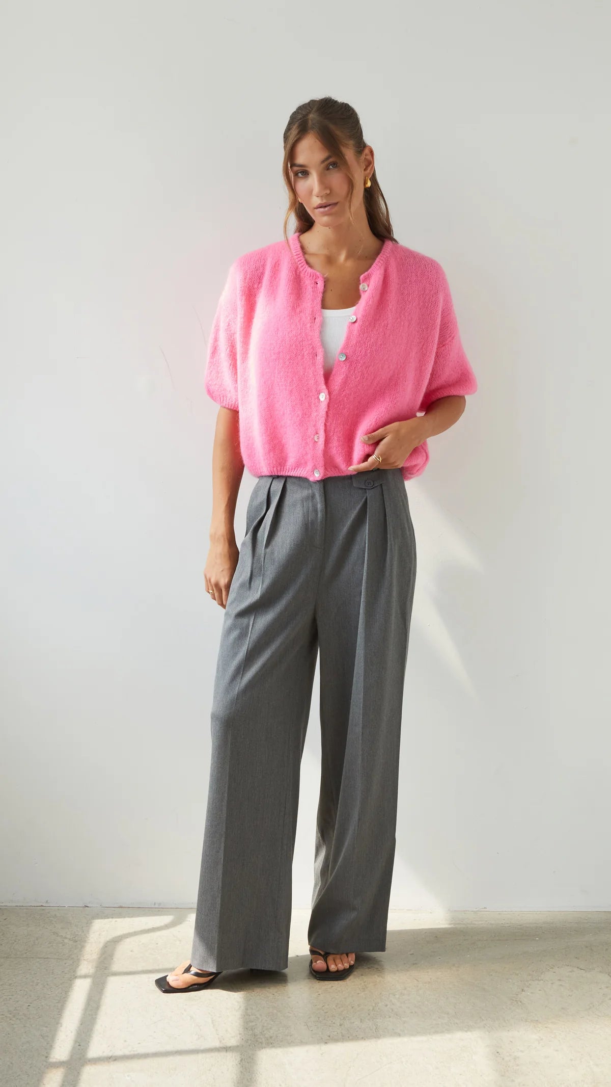Pre Order AUGUST CHARLI London Emme Cardigan - PETUNIA