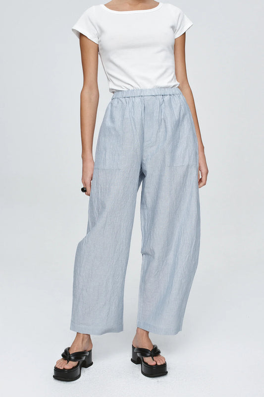 MARLE Ellidy Pant - Bleu Stripe