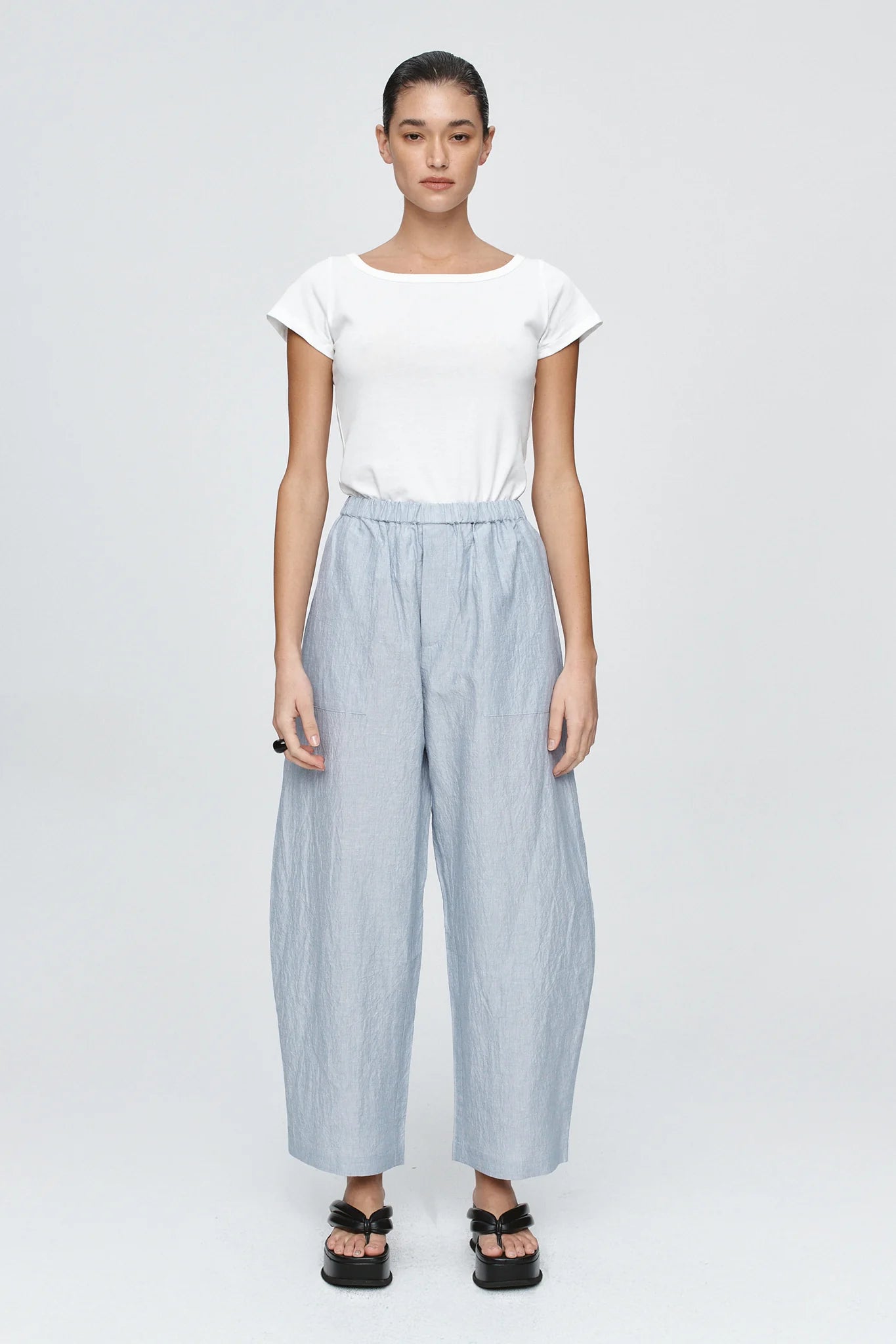 MARLE Ellidy Pant - Bleu Stripe