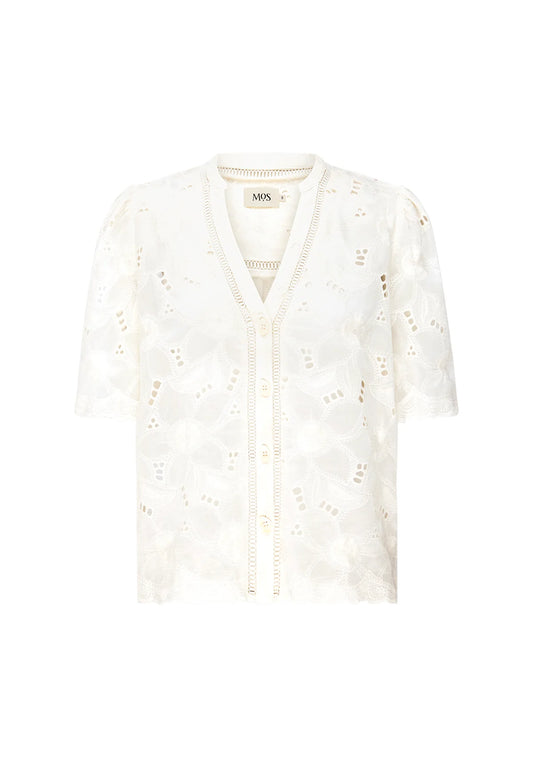 MOS The Label Loretta Shirt - Bright White