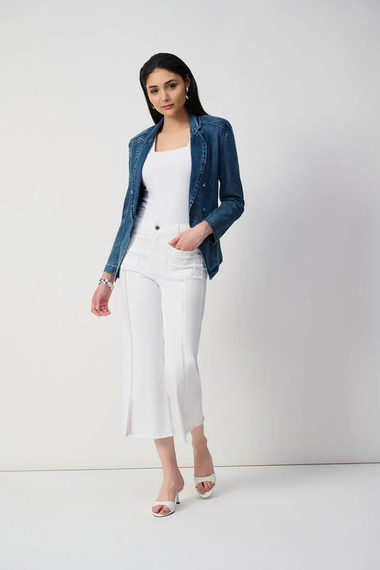 Joseph Ribkoff Culotte Jeans With Embellished Front Seam
251901