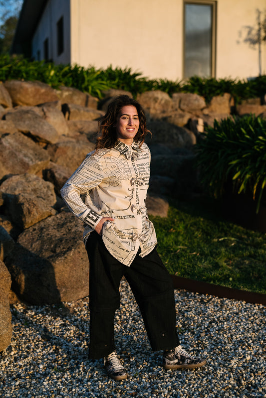 Circular by Maud Dainty Notebook Shirt - Phrenology