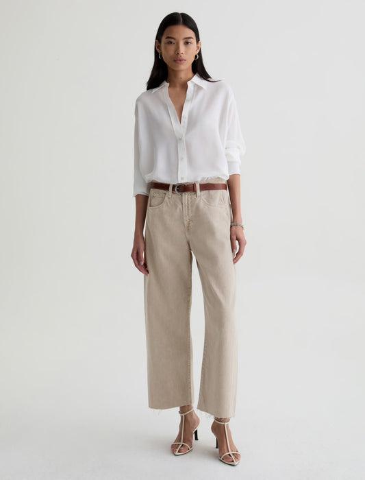 AG Jeans  Hattie Crop - Sulfur Light Taupe