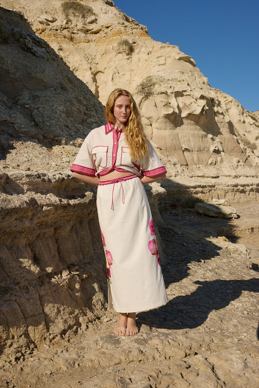 ASTON STUDIO Ava Skirt - Antique Phalae