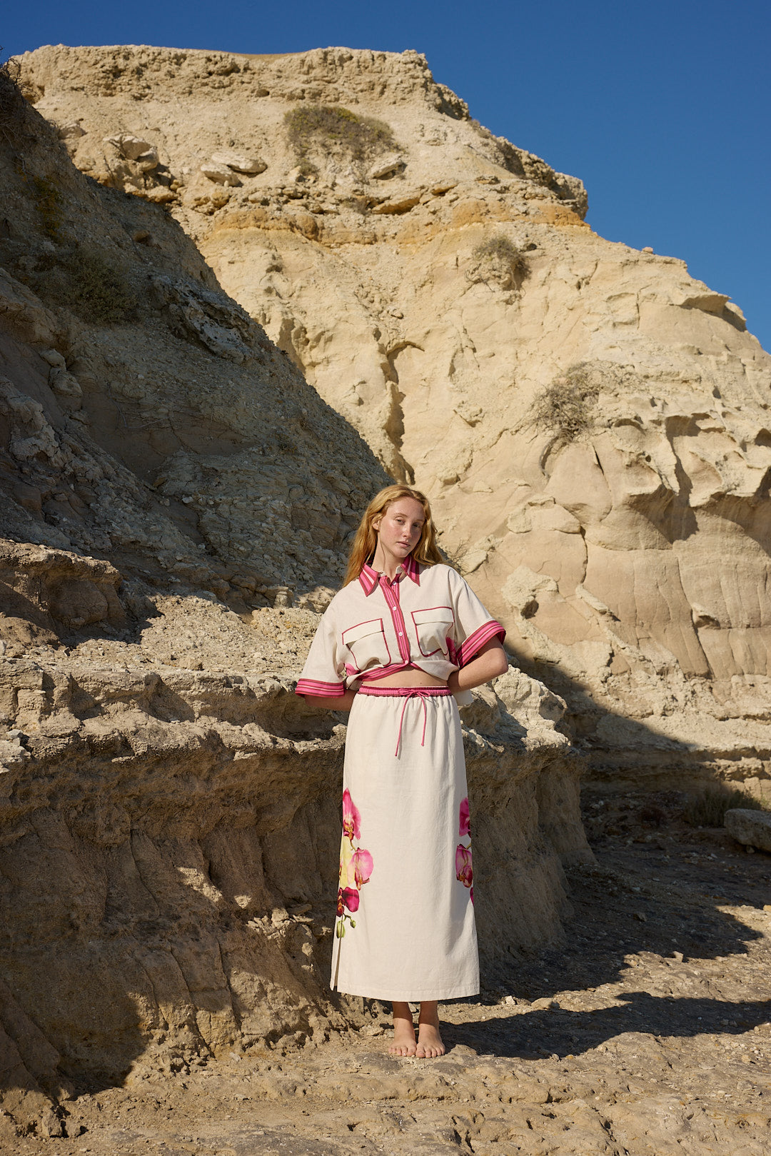 ASTON STUDIO Ava Skirt - Antique Phalae