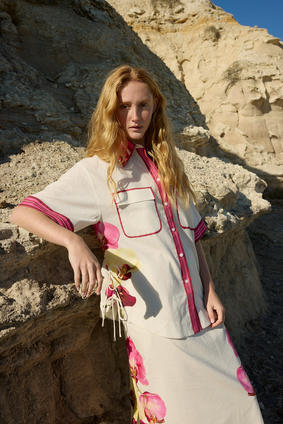 ASTON STUDIO Ava Skirt - Antique Phalae