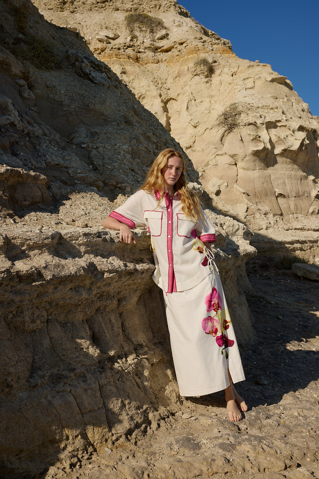 ASTON STUDIO Ava Skirt - Antique Phalae