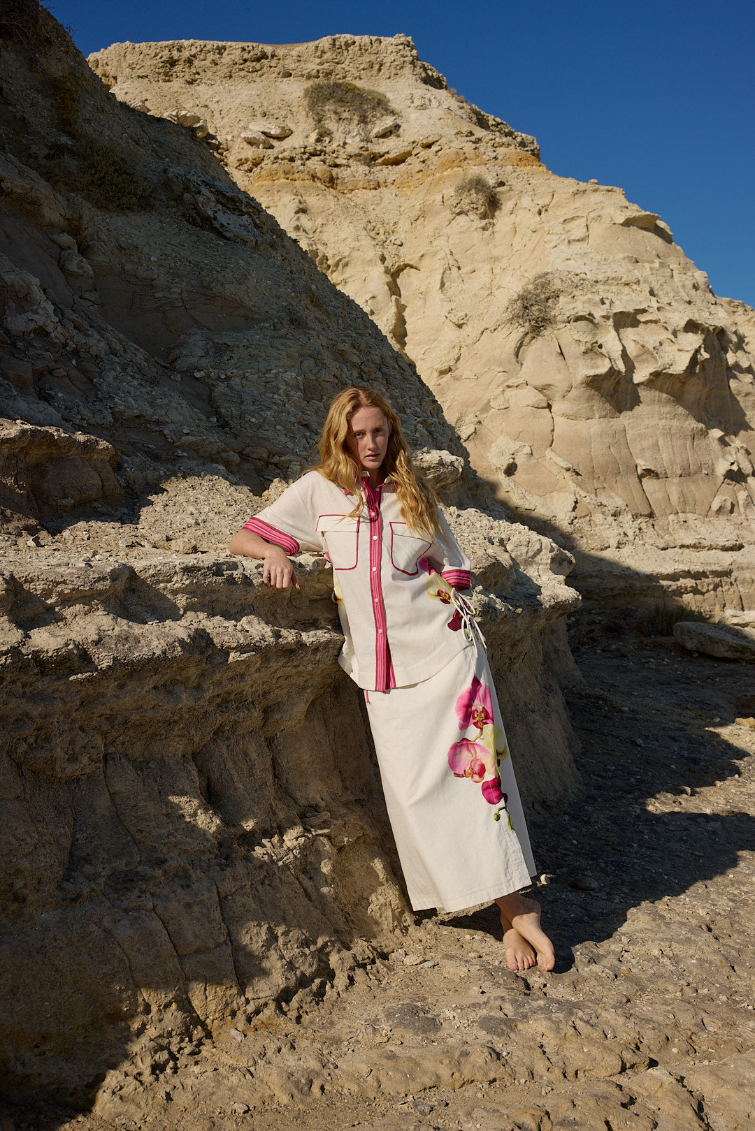 ASTON STUDIO Remy Shirt - Antique Phalae