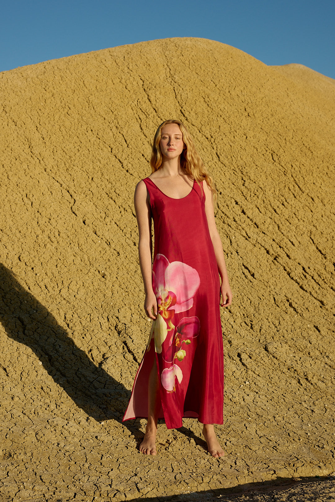 ASTON STUDIO Poppy Dress - Redcurrant Phalae