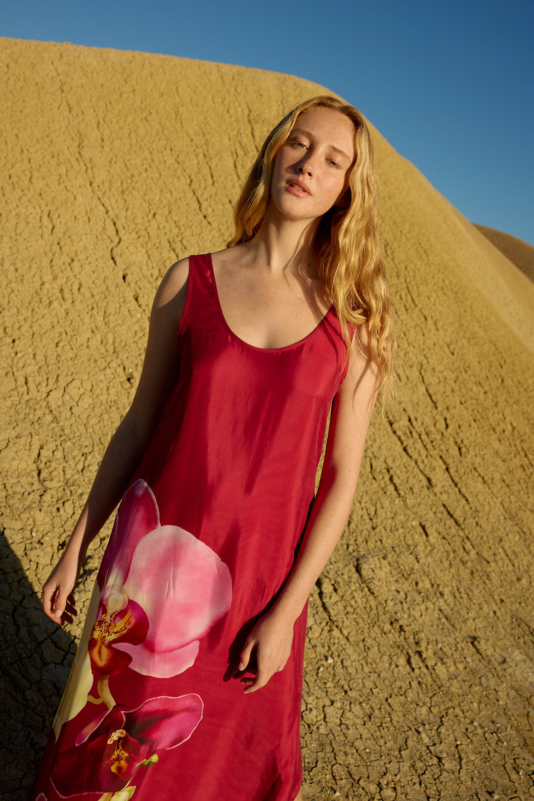 ASTON STUDIO Poppy Dress - Redcurrant Phalae