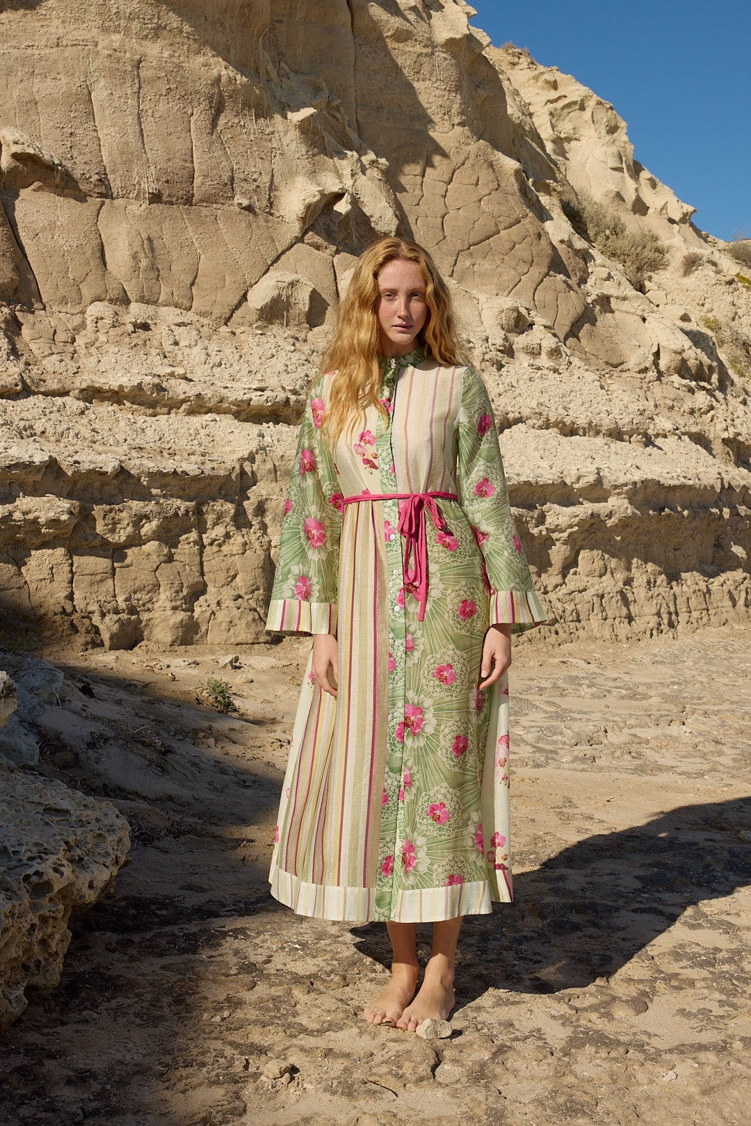 ASTON STUDIO Neottia Dress - Meadow Phalae