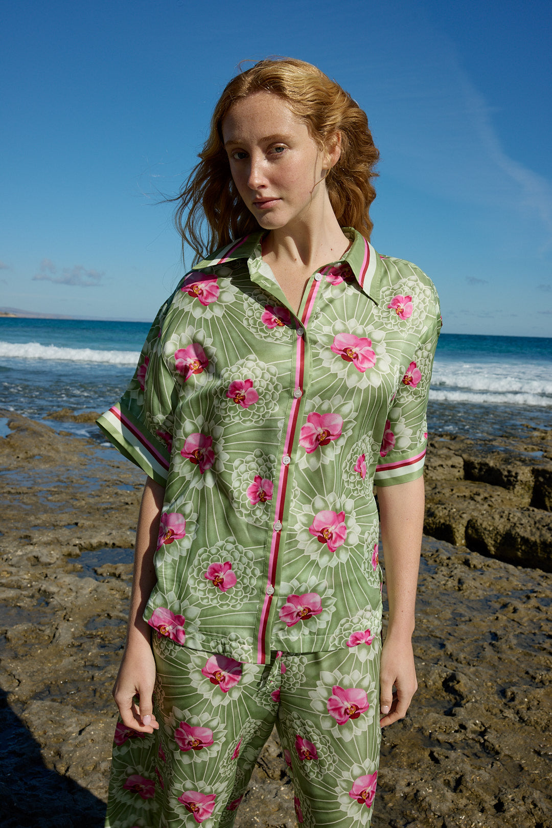 ASTON STUDIO Beni Shirt - Meadow Phalae