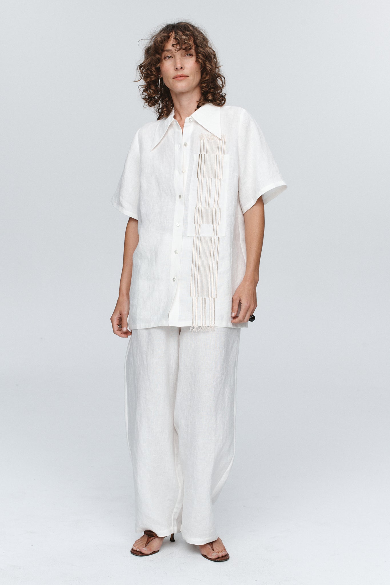 MARLE Atticus Shirt - IVORY
