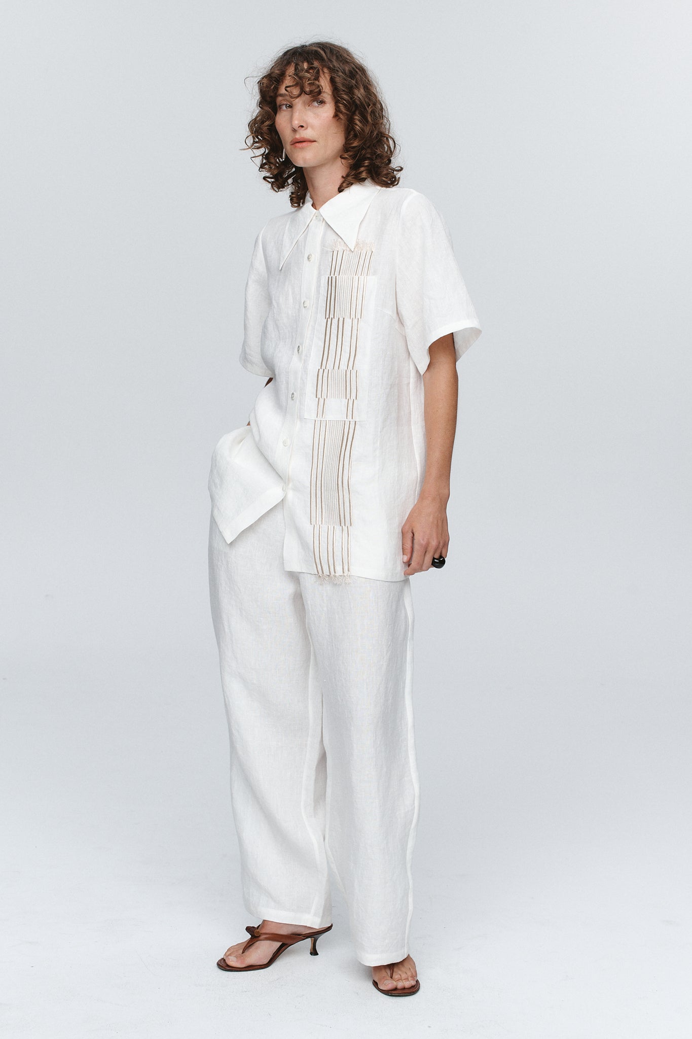 MARLE Atticus Shirt - IVORY