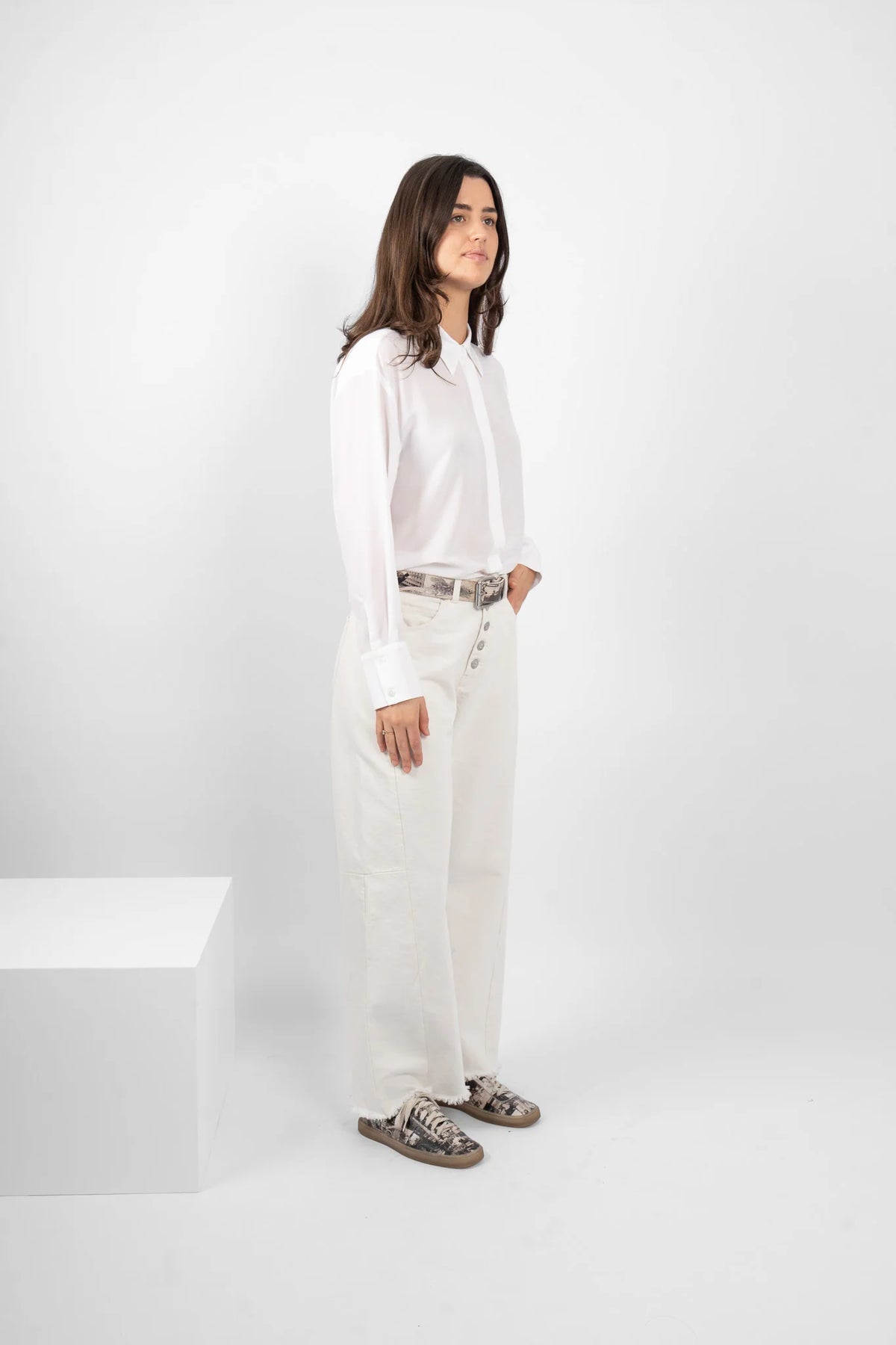 Maud Dainty Turner Jean - Milk