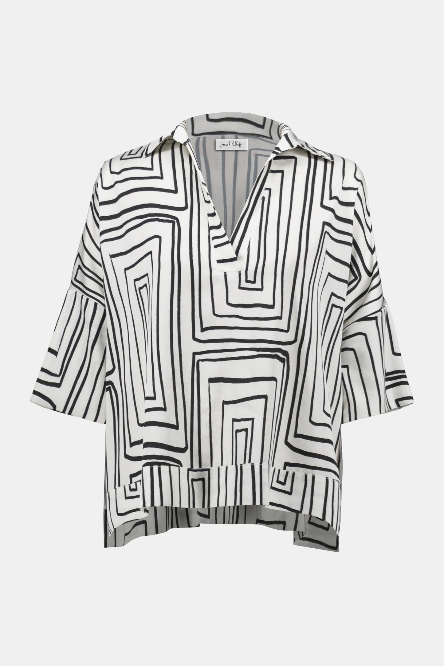 Joseph Ribkoff Satin Geometric Print Boxy Top
252060