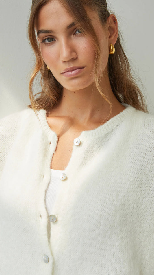 CHARLI London Emme Cardigan - IVORY
