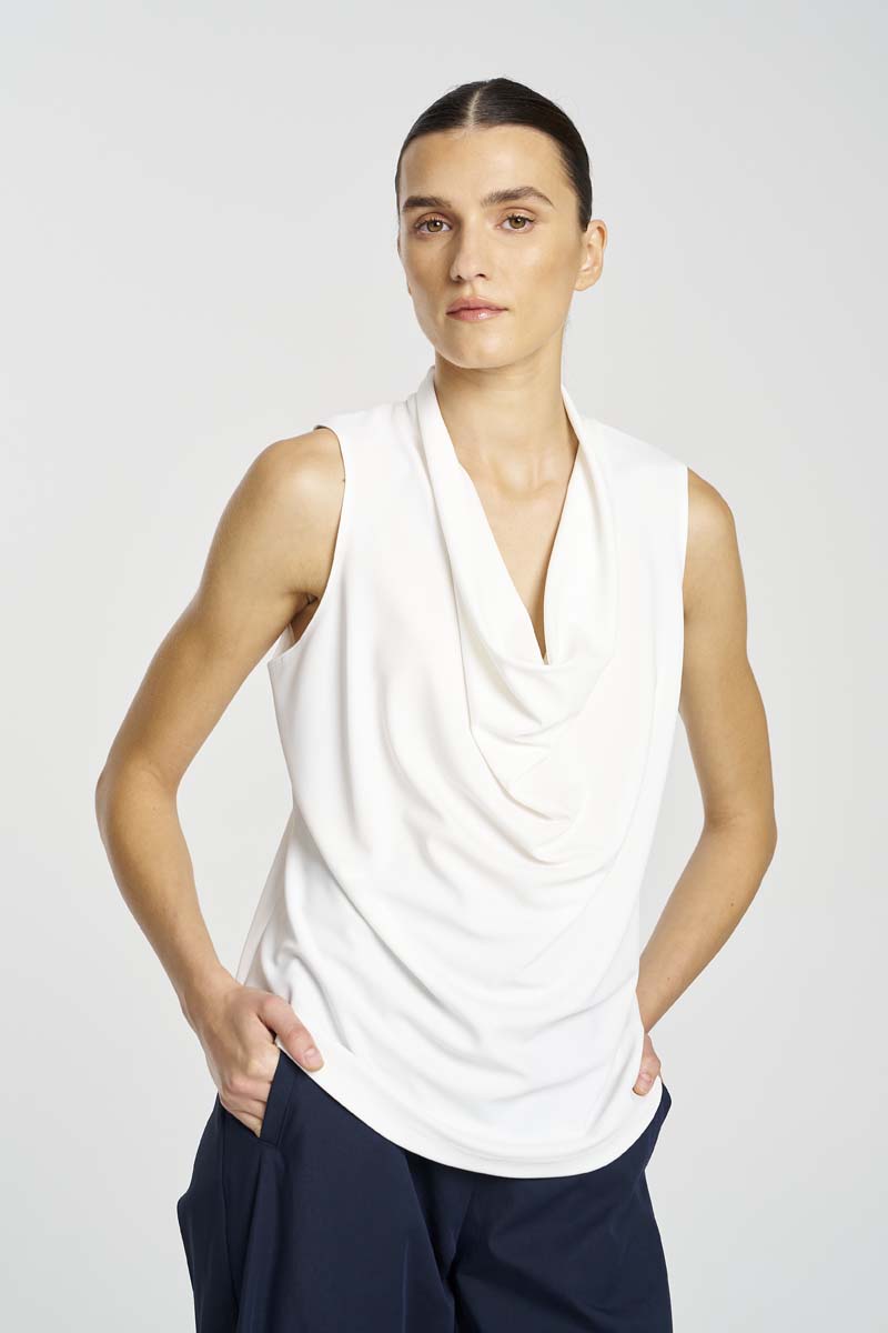 Mela Purdie Drape Shell F007 8769 - BLACK