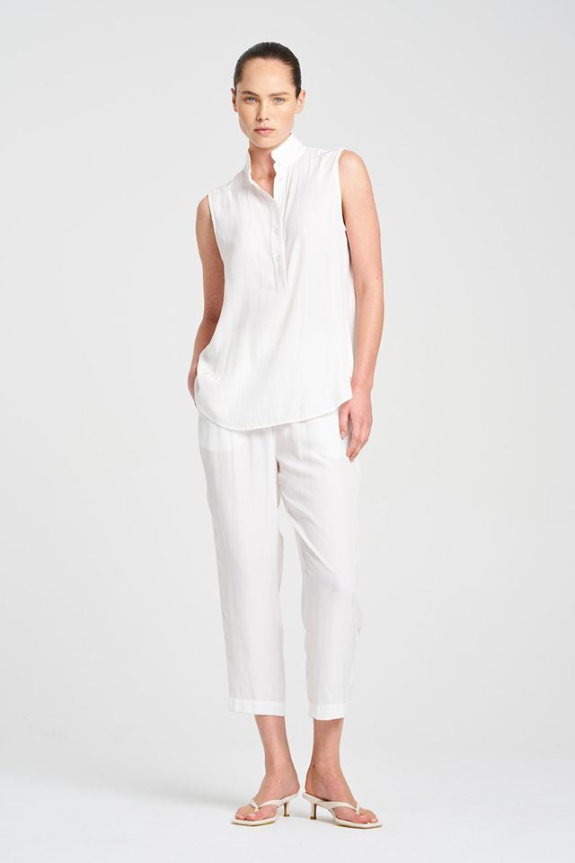 SEPTEMBER PRE ORDER Mela Purdie Soft Capri F67 1615 - WHITE OR LEATHER