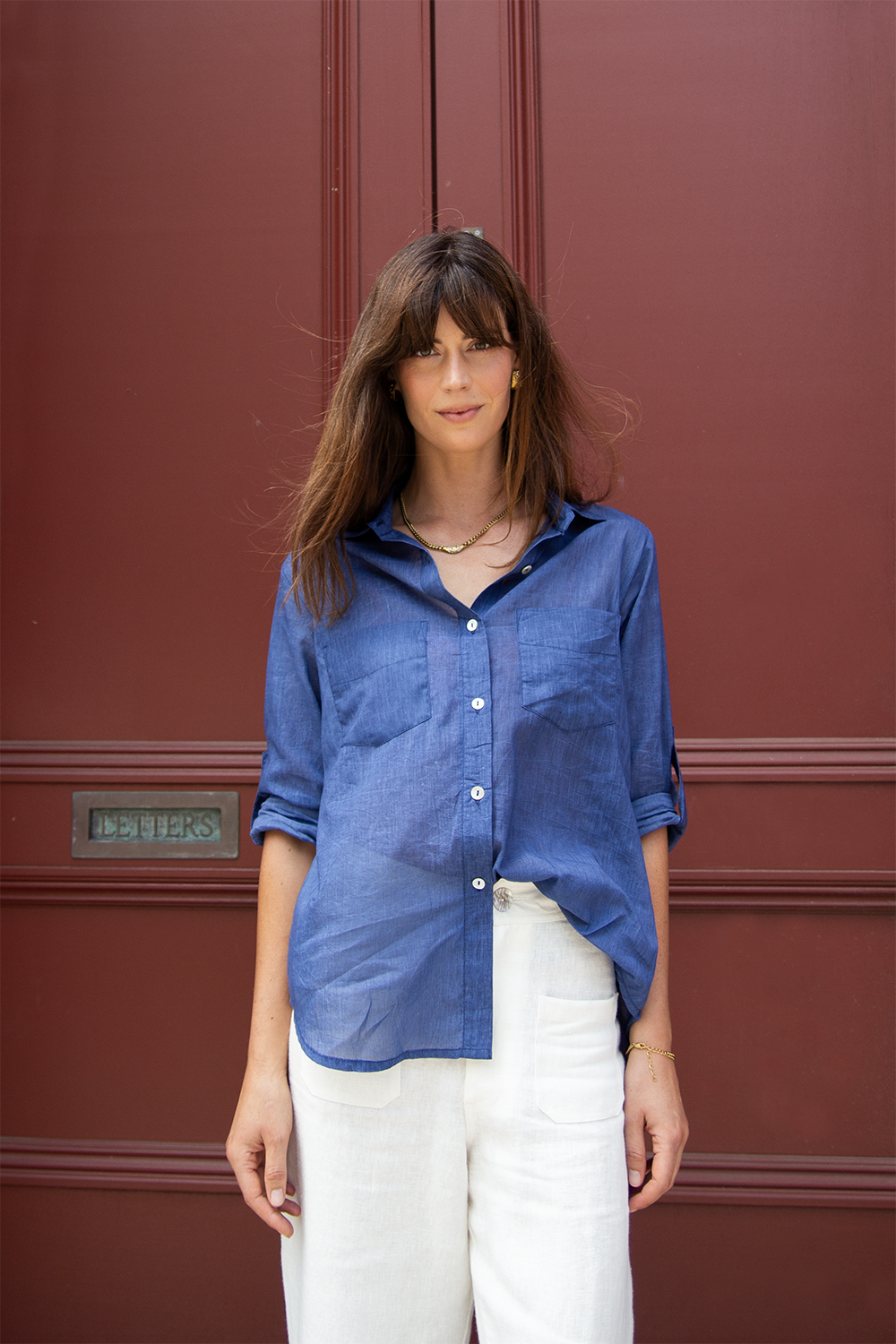 Scandi & Co Hailey Shirt - Navy