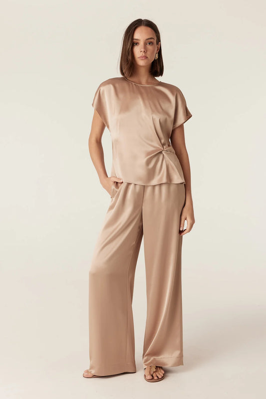 Cable Aurelia Pant - Gold