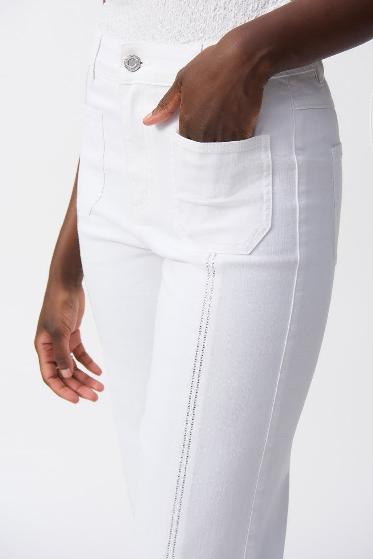 Joseph Ribkoff Culotte Jeans With Embellished Front Seam
251901