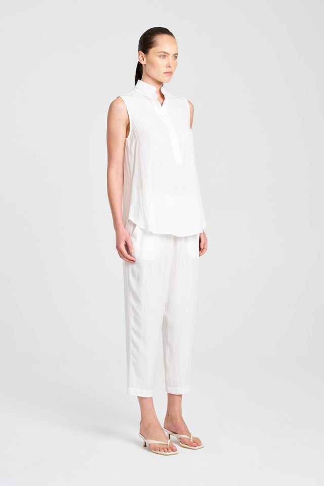 SEPTEMBER PRE ORDER Mela Purdie Soft Capri F67 1615 - WHITE OR LEATHER
