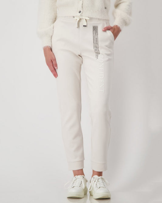 Monari Drawstring Joggers - Style 808241 Sandshell