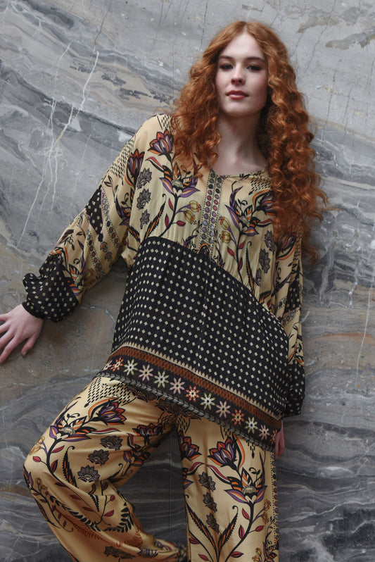 CURATE by Trelise Cooper Fired Up Blouse - Border Spot