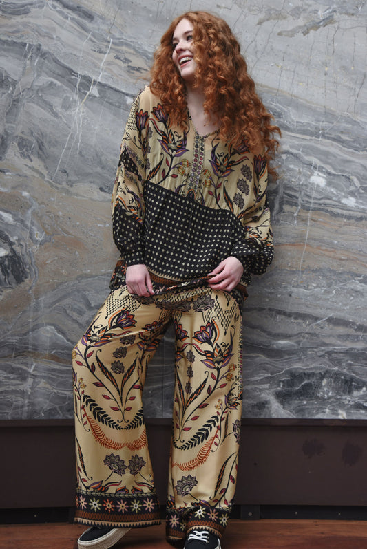 CURATE by Trelise Cooper Stretch A Leg Pant - Border Spot