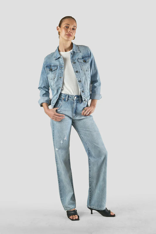 DRICOPER Dita SUN BLEACHED DENIM JACKET