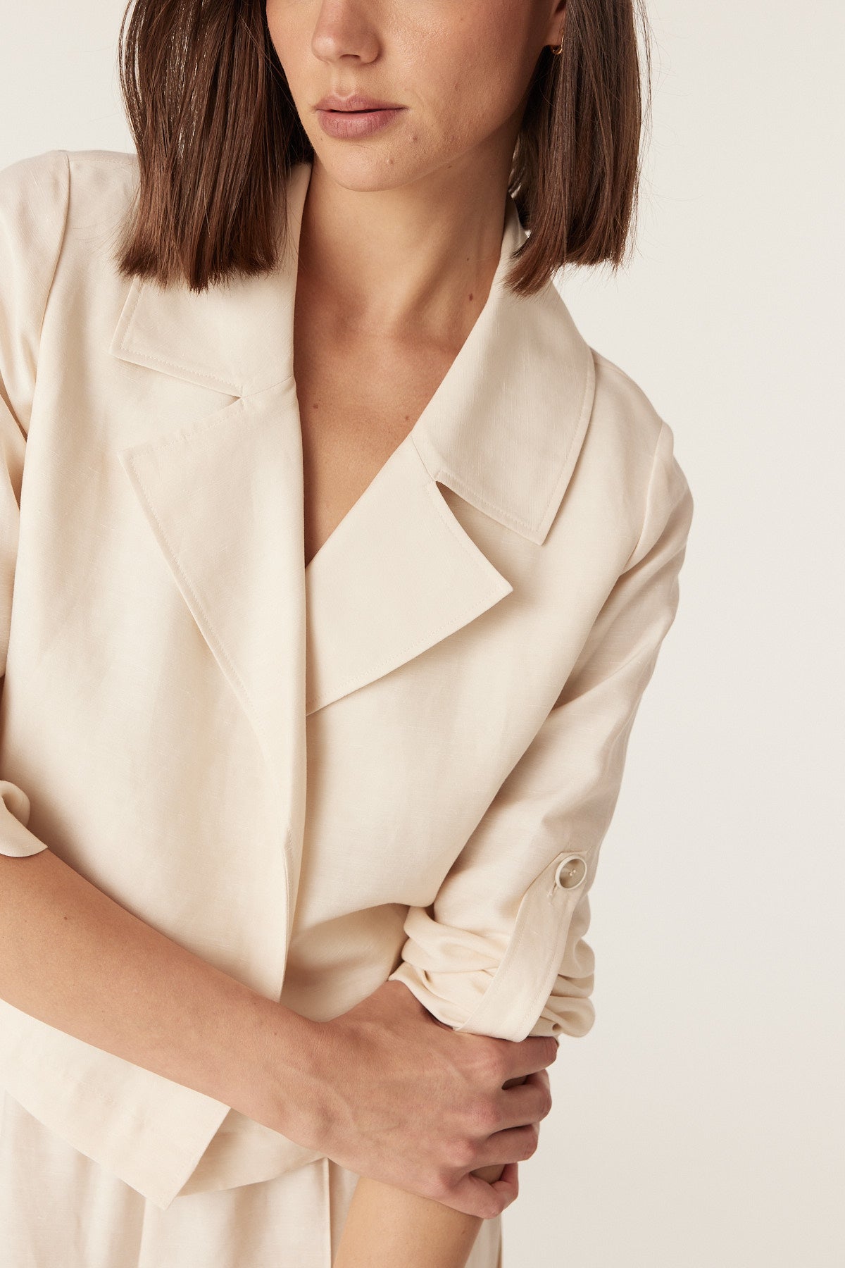 Cable Melbourne Goldie Jacket - Ecru