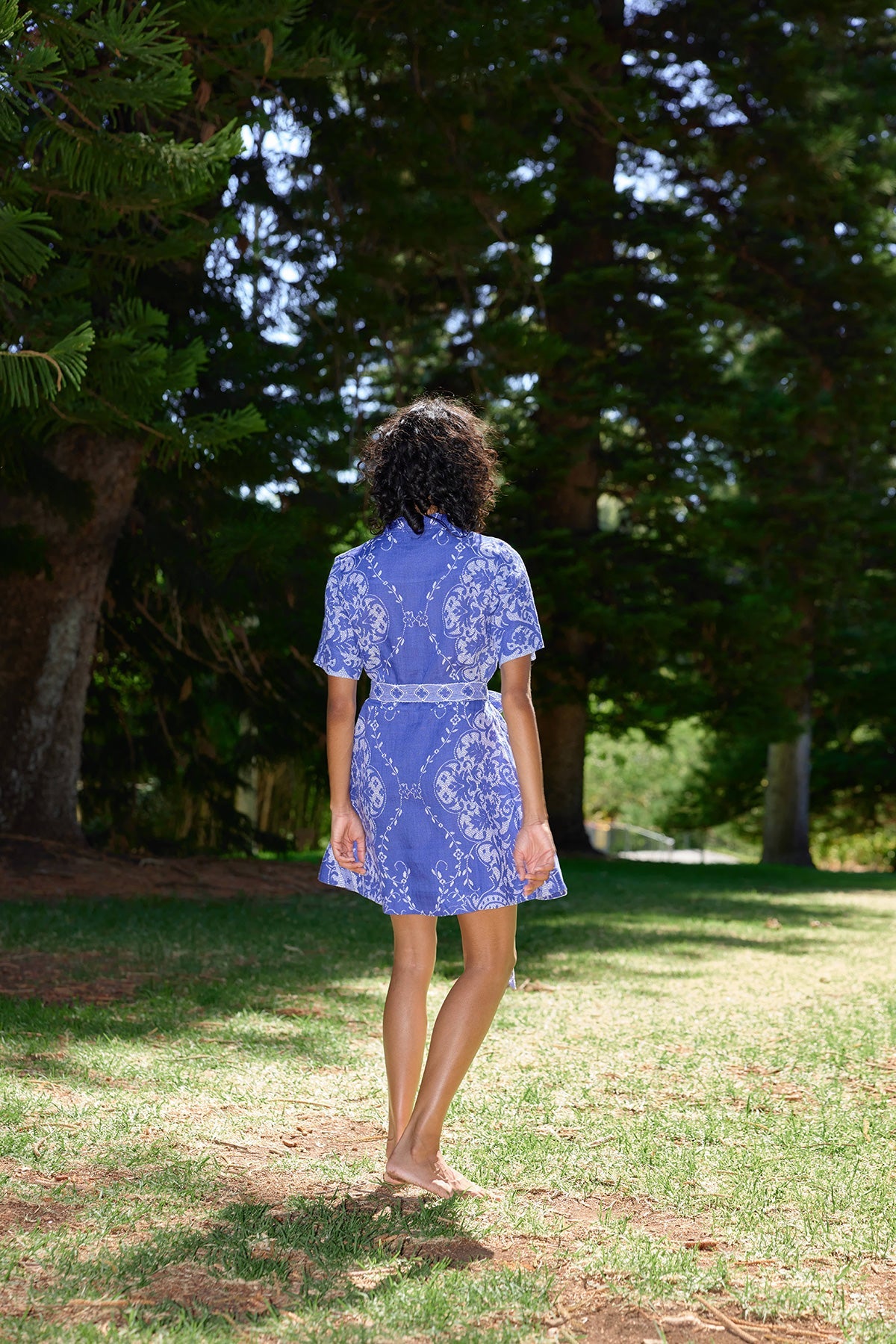 August Pre Order ASTON STUDIO Nami Dress - ROYAL/ ANTIQUE