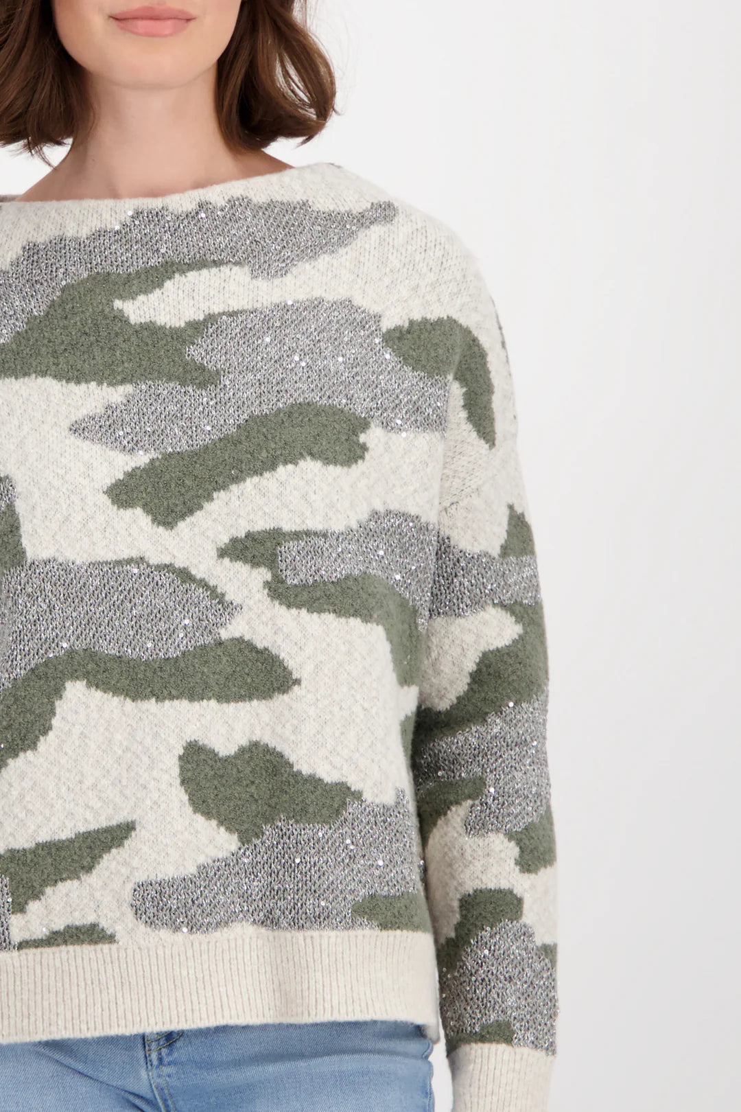 Monari Jacquard Knit Sweater 807372