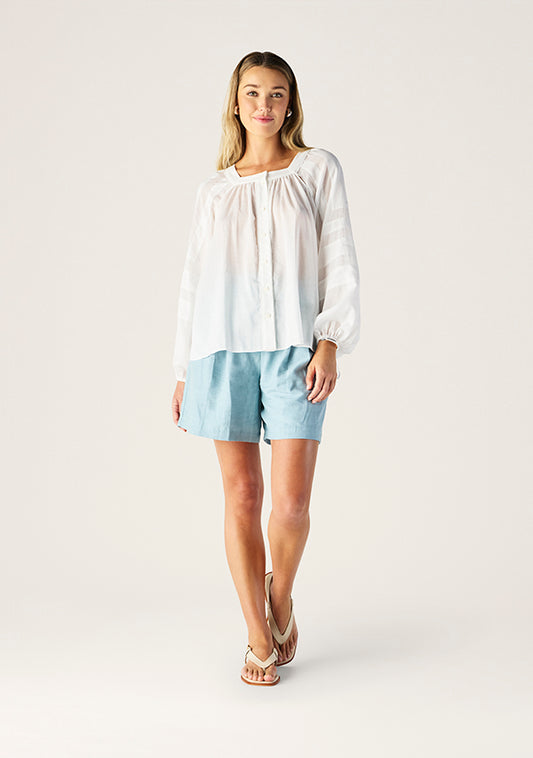 MOS the Label Gaia Blouse - Bright White