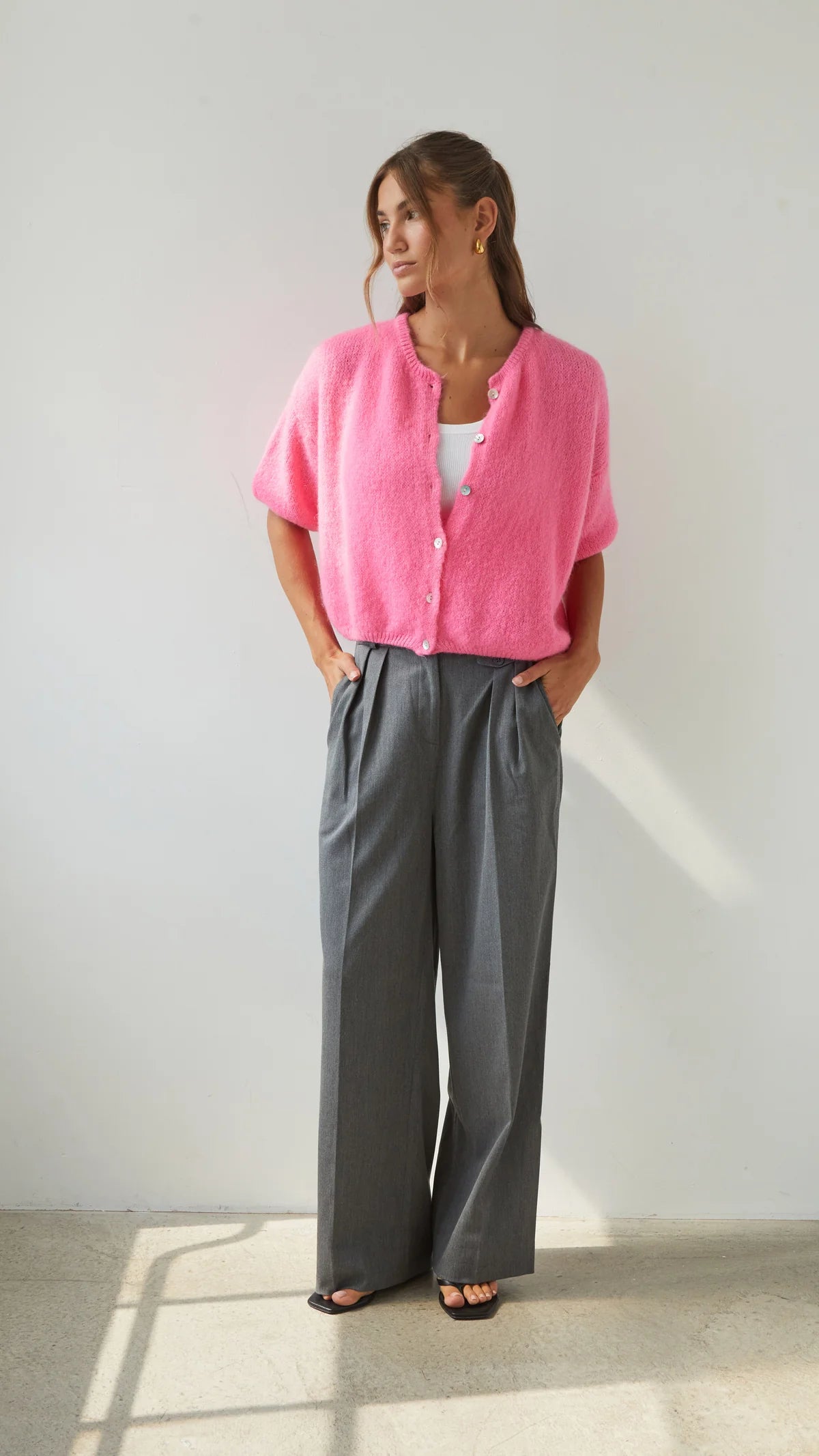 Pre Order AUGUST CHARLI London Emme Cardigan - PETUNIA
